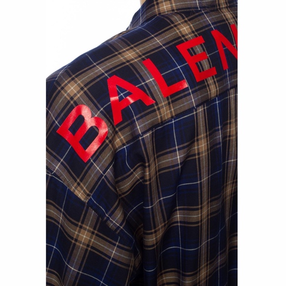 New Balenciaga Checked Shirt - Picture 3 of 13